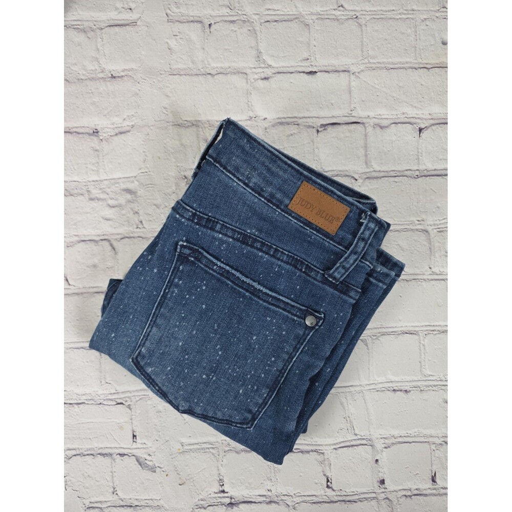 Judy Blue Relaxed Fit Jeans Size 3/26 Distressed Denim